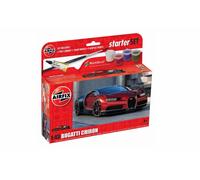 Airfix Maquette voiture Starter Set Bugatti Chiron – Kit avec décalcomanies et peintures acryliques