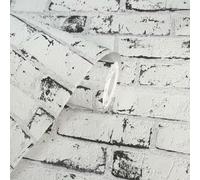 AS Creation – Papier peint intissé 9078-37 – Pierre blanc, gris 3D – 10,05 m x 0,53 m
