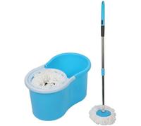 NEUF - Balai rotatif Tournant Essorage 360° degrés Mop seau et essoreuse （bleu）