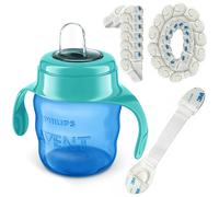 NEUF Bouteille Philips Avent SCF551/05 à partir de 6M 200ml silicone anti-fuite