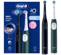 NEUF Brosse à dents électrique Oral-B iO Series 2 Duo noir vert embouts