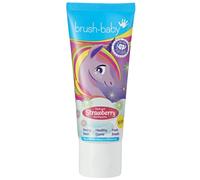 NEUF Brush Baby Dentifrice Strawberry Unicorn 1350ppm 50ml Enfants à partir d...