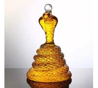 Neuf Carafe à Vin Snake, Forme Cobra, Verre Clair, 1 L