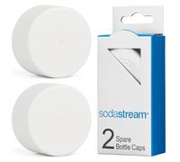 NEUF Couvercle de rechange SodaStream lot de 2 blanc pour bouteilles en plast...