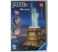 Neuf Dans Film : Ravensburger 3D Puzzle Nocturne Édition Statue de la Liberté