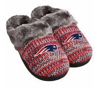 Neuf England Patriots Pantoufles Logo Femmes Glissière Maison Chaussures Pic