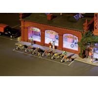 Faller Accessoires de décor H0 – Motos F180603 – 6 maquettes de motos à monter 1/87