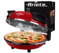 NEUF four à pizza Ariete 909 rouge 400 degrés plaque de pierre 33 cm minuteri...