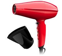 NEUF GAMA Sèche-cheveux Brilliant Ceramic Ion 2200W Rouge Ion Léger