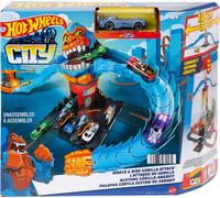 Neuf Hot Wheels City Wreck & Ride Gorilla Attack Avec 1 Voiture