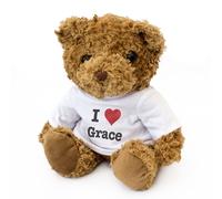 Neuf - I Love Grâce - Ours en Peluche Mignon Cadeau Anniversaire st Valentin