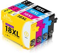 neuf Imprimante compatible cartouches d'encre Cyan,magenta,jaune,noir pour Epson t1815 EPSON XP-30,102,202,305,405,205,302,415,415,412,315,312,215,212,405 WH Imprimantes - 1 Set of 4(Q1526)