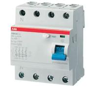 ABB F204 AC 63A 30MA-NA SX INT.DIFFER. Pur 4P.