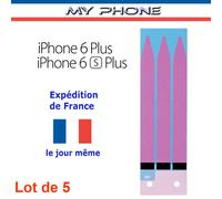 Neuf = Lot De 5 : Autocollant Sticker Adhésif Colle Batterie Iphone 6 Plus / 6 / 6s Plus Strips Double Face