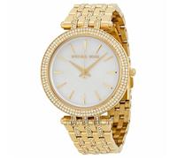 Neuf Michael Kors Darci Ton Doré Acier Inoxydable Glitz Taille Moyenne Mop Watch