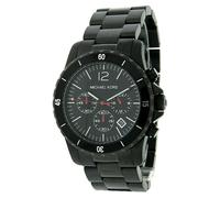 Neuf Michael Kors Noir Acier Inoxydable Plaqué Ion Chronographe WATCH-MK8161