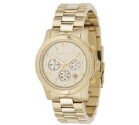 Neuf Michael Kors Runway Ton Doré + Chronographe Cadran + Date, Montre MK5055