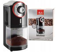 Melitta Moulin à café Molino 1019-01 Électrique 100 W Disque de meulage plat Noir/Rouge