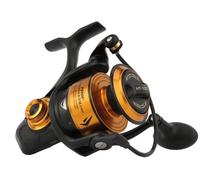 PENN Spinfisher VII, Moulinet de Pêche, Moulinet de Pêche en Mer avec Étanchéité IPX5 Qui Protège Contre Les Infiltrations d'eau Salée, Convient à Différentes Espèces, Unisexe, Noir et Or, 10500