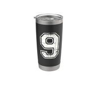 Neuf Neuvième Numéro Gobelet isotherme en acier inoxydable double paroi