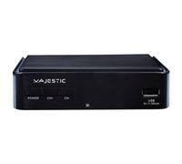 Neuf New Majestic Décodeur HD USB Dec 665Hd Noir 100665 DVB-T2 Set-top Box TV