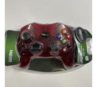 NEUF NEW manette rouge translucide blanc xbox 1 génération blister transparente