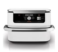 Ninja AF500EUWH friteuse Double 10,4 L Autonome 2470 W Friteuse d’air chaud Argent, Blanc