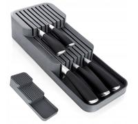 Tiroir organiseur de couteaux gris 39x14,5x7,5 cm