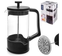 NEUF Orion Cafetière Piston Piston 1L Verre Noir French Press Thé Café