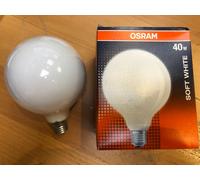 Neuf Osram Bellalux Globe G120 Soft White E27 40W Opale Ampoule Bella Dimmbare