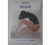 NEUF & OVP: Wolford SATIN TOUCH 20 Taille: LARGE Couleur: Gobi (Marron)