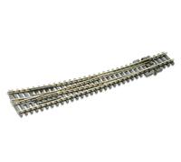 Neuf PECO Voie N Code 80 Aiguillage Courbe à Droite 9° (en Emballage) SL-E386