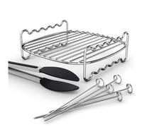 NEUF Philips Airfryer kit d'accessoires HD9920 2 niveaux grille de barbecue b...