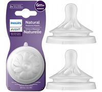 NEUF Philips Avent Aspirateur Bouteille SCY96502 6m Plus Lot de 2 Silicone An...