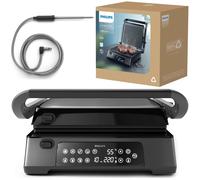 NEUF Philips Barbecue électrique série 7000 HD6307/70 2200W 8 programmes sond...