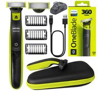 NEUF Philips OneBlade 360 QP2724 23 Tondeuse Rasoir avec étui USB WetDry