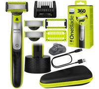 NEUF Philips OneBlade 360 Rasoir 2 Lames Etui Station de Charge Visage Corps