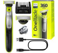 NEUF Philips OneBlade QP2734/23 Rasoir Vert 360 Lame 5 en 1 Humide Sec