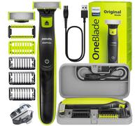 NEUF PHILIPS OneBlade rasoir QP2724/10 + étui Slim Edition + 2 embouts corporels