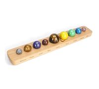 Neuf planètes pierres précieuses décorations planètes modèle système solaire fait main espace maison bureau décorations cadeau créatif pour hommes, femmes, enfants