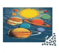 Neuf planètes Puzzle 1000 Pièces pour Adultes & Enfants, Défi Ludique, Jouet Éducatif Cadeau pour Activités Familiales 70x50cm/1000pcs