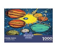 Neuf planètes Puzzle 1000 Pièces pour Adultes Et Enfants Difficile DIY Jigsaw Puzzle Casse-tête De Jeu Familial Jouets De Défi 38x26cm/1000pcs