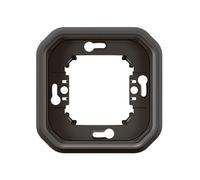 NEUF PLEXO 55 Support encastré individuel anthracite 069606L
