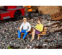 Neuf Pola Échelle G 2 Figurines Assises Résistantes Au Temps Article : 331501