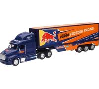 Neuf Ray 1:3 2 Échelle Rouge Bull KTM Usine Équipe Camion 2017 Peterbilt 387