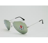 Neuf ray ban RB 3025 Aviateur Grand Métal 003/58 Miroité Polarisé Soleil Taille