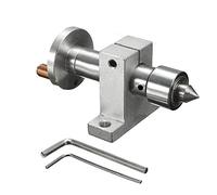 Neuf réglable double roulement Live tournant Centre DIY pour mini tour à machine Outil de travail du bois