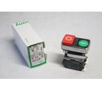 NEUF: SCHNEIDER ELECTRIC XB4BL734155 Bouton double touche metal complet 1NO 1NF