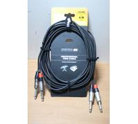 NEUF : STAGG NTC6PR / Cables Double Jack /Jack 6.35 6M haut de gamme