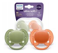 NEUF sucette Philips Avent Ultra Soft SCF091 18m silicone sans BPA lot de 2